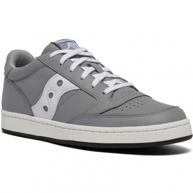 Saucony Jazz Court Men's Sneakers Grey / White | IRELAND WGHD