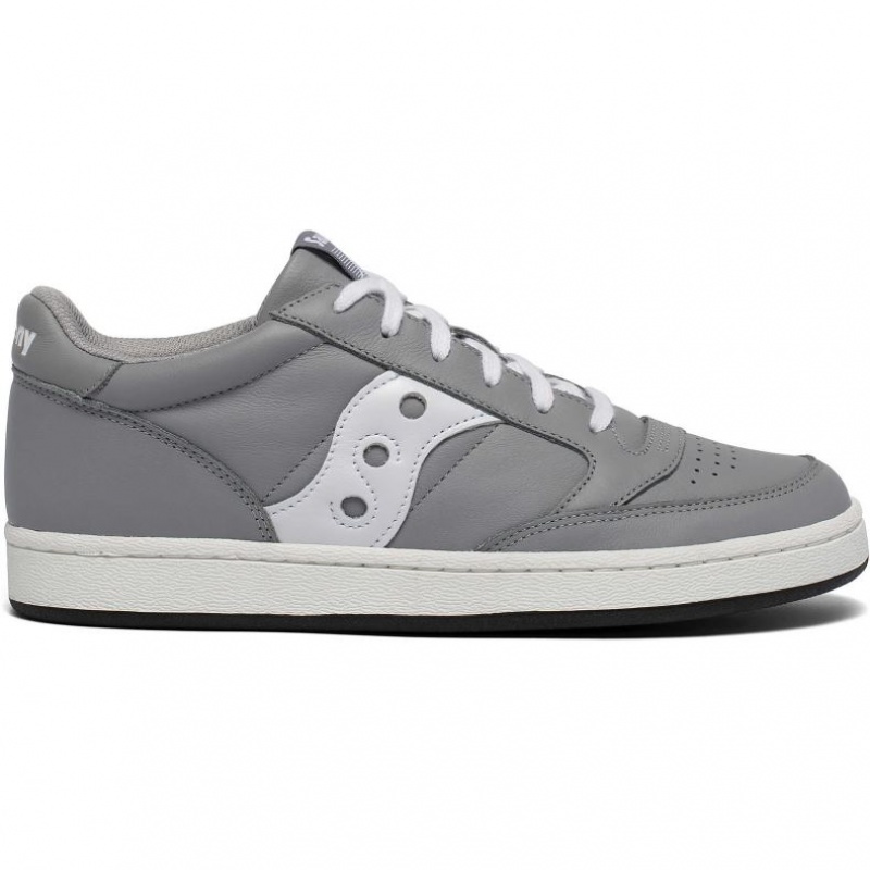 Saucony Jazz Court Men\'s Sneakers Grey / White | IRELAND WGHD