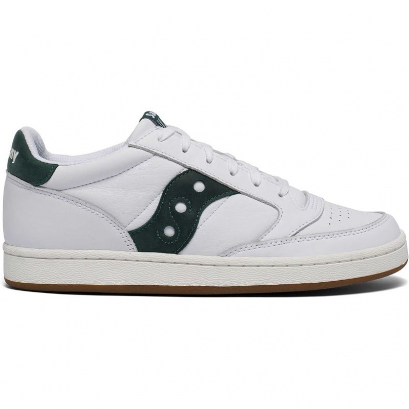 Saucony Jazz Court Men\'s Sneakers White / Green | IRELAND NXOM