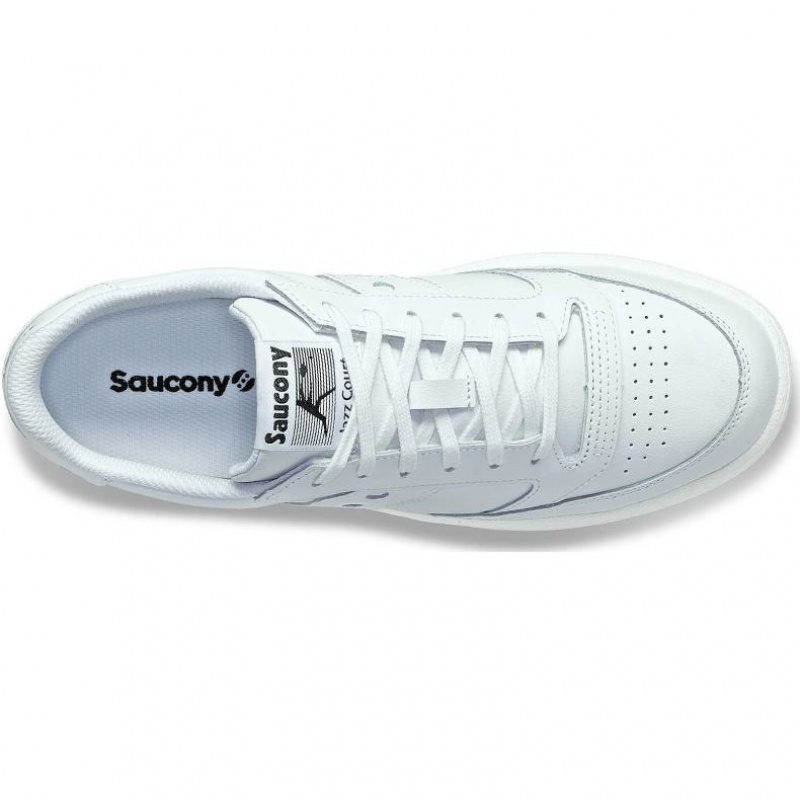 Saucony Jazz Court PU Women's Sneakers White | IRELAND VGJU