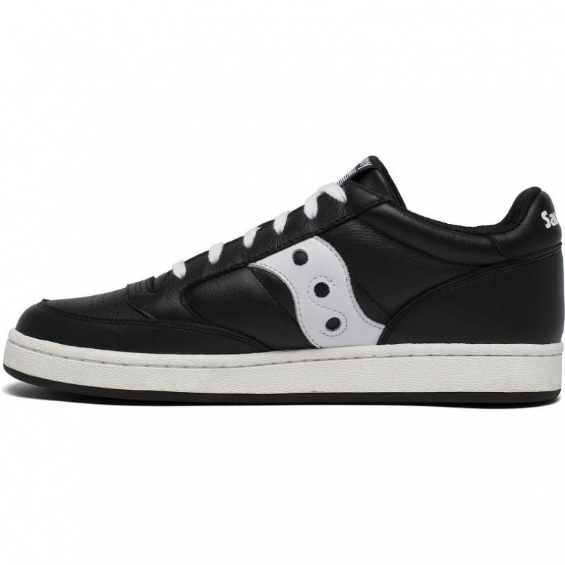 Saucony Jazz Court Women's Sneakers Black / White | IRELAND KIFA