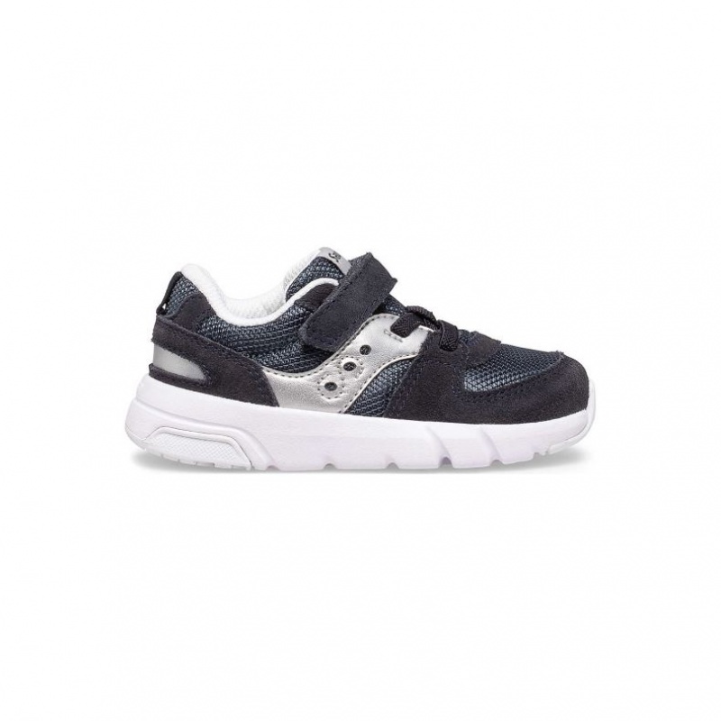 Saucony Jazz Lite 2.0 Little Kids\'\' Sneakers Black / Silver | IRELAND OEKC