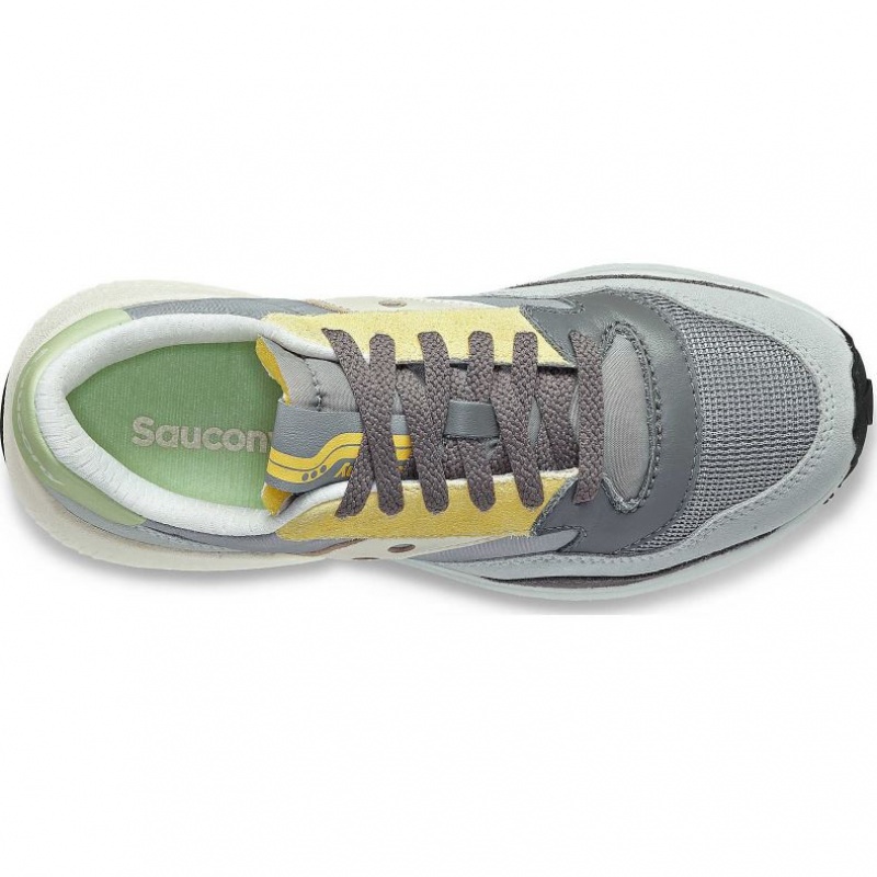 Saucony Jazz NXT Women's Sneakers Grey / Yellow | IRELAND WIBM