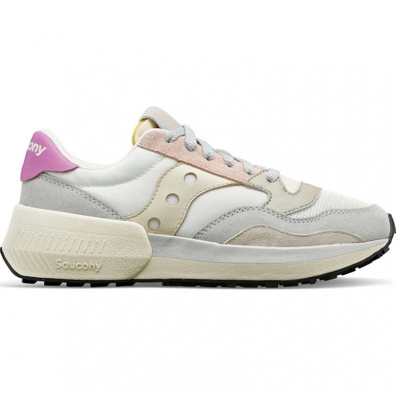 Saucony Jazz NXT Women\'s Sneakers White / Grey / Rose | IRELAND SECO