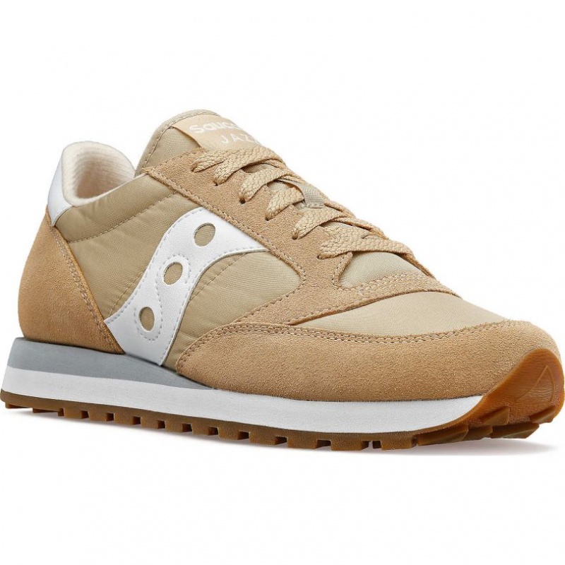 Saucony Jazz Original Men's Sneakers Beige | IRELAND AWCG