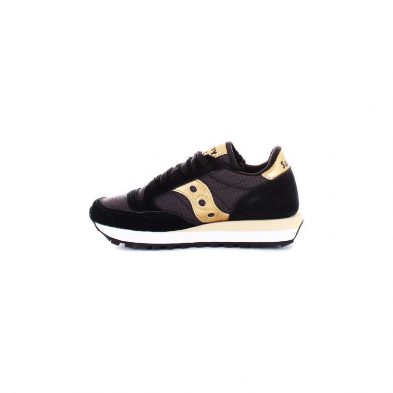 Saucony Jazz Original Women's Sneakers Black / Gold | IRELAND NPVS