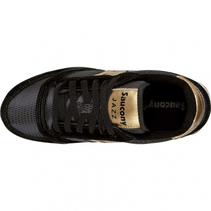 Saucony Jazz Original Women's Sneakers Black / Gold | IRELAND NPVS