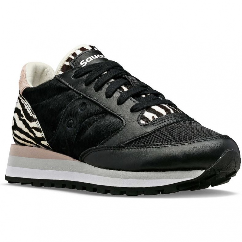 Saucony Jazz Triple Women's Sneakers Black | IRELAND FSAQ