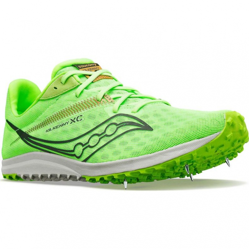 Saucony Kilkenny XC9 Men's Spikes Green | IRELAND VDXW