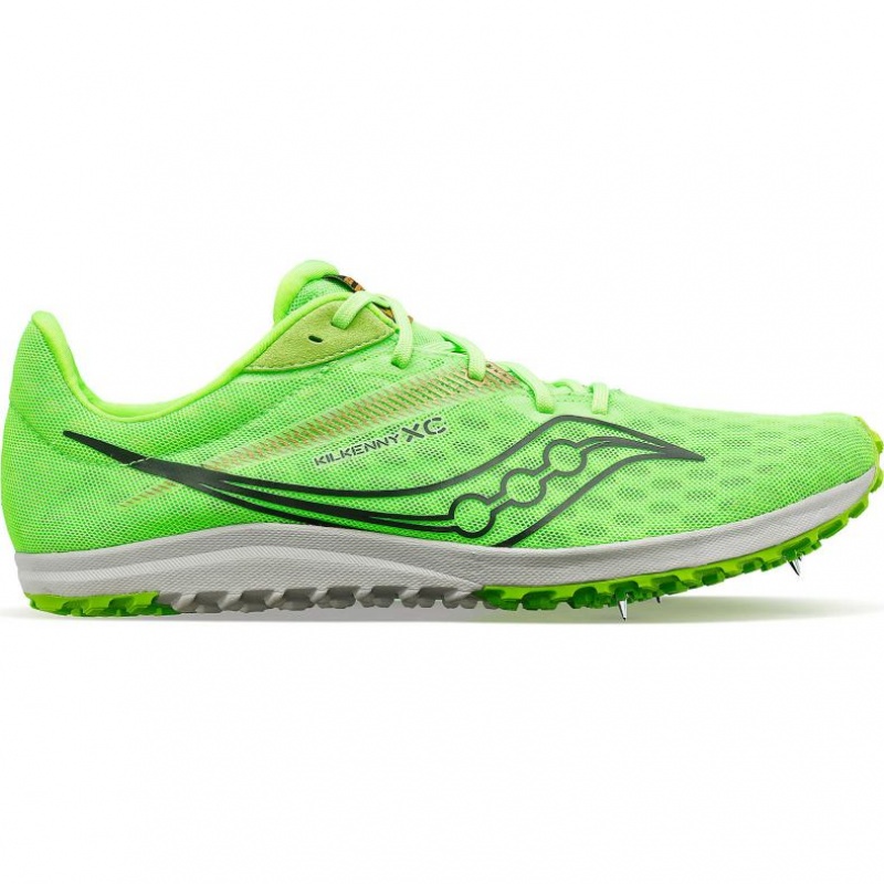 Saucony Kilkenny XC9 Men\'s Spikes Green | IRELAND VDXW