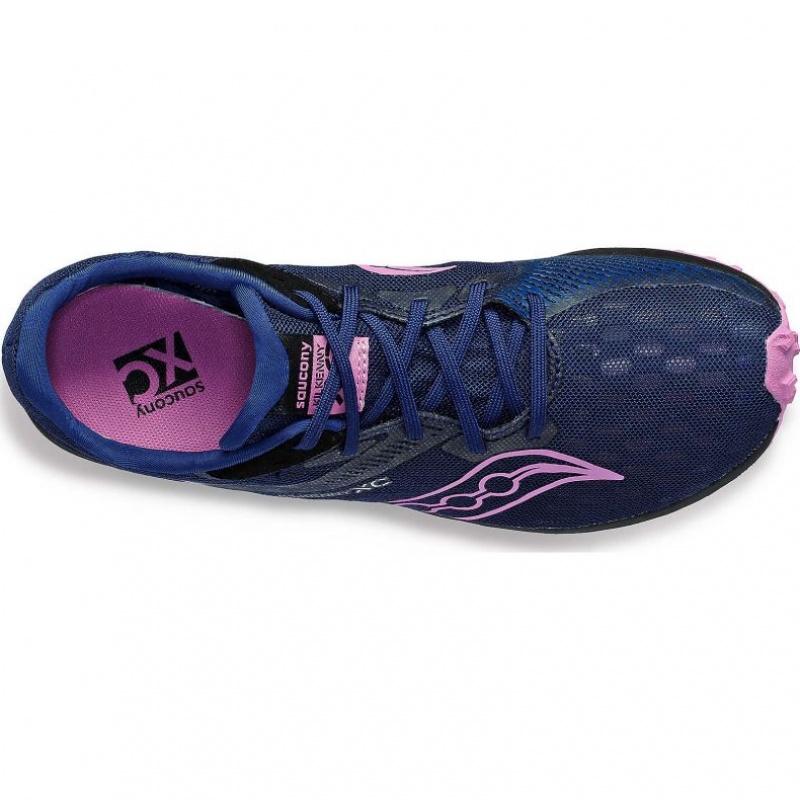 Saucony Kilkenny XC9 Women's Spikes Indigo | IRELAND DPQK