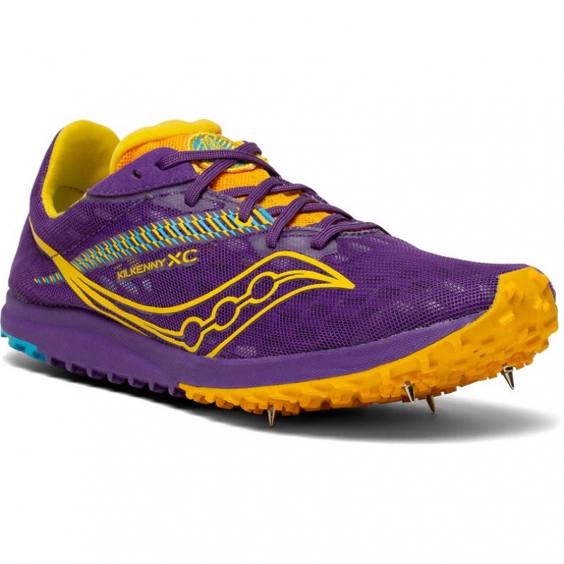 Saucony Kilkenny XC9 Women's Spikes Purple | IRELAND LGYD