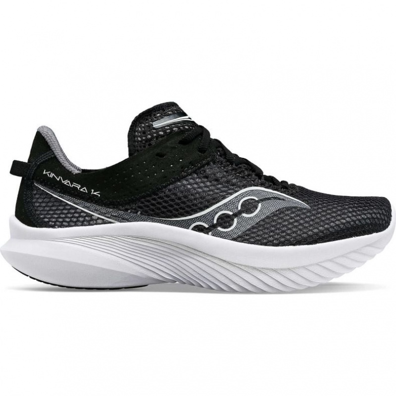 Saucony Kinvara 14 Men\'s Running Shoes Black | IRELAND FGRT