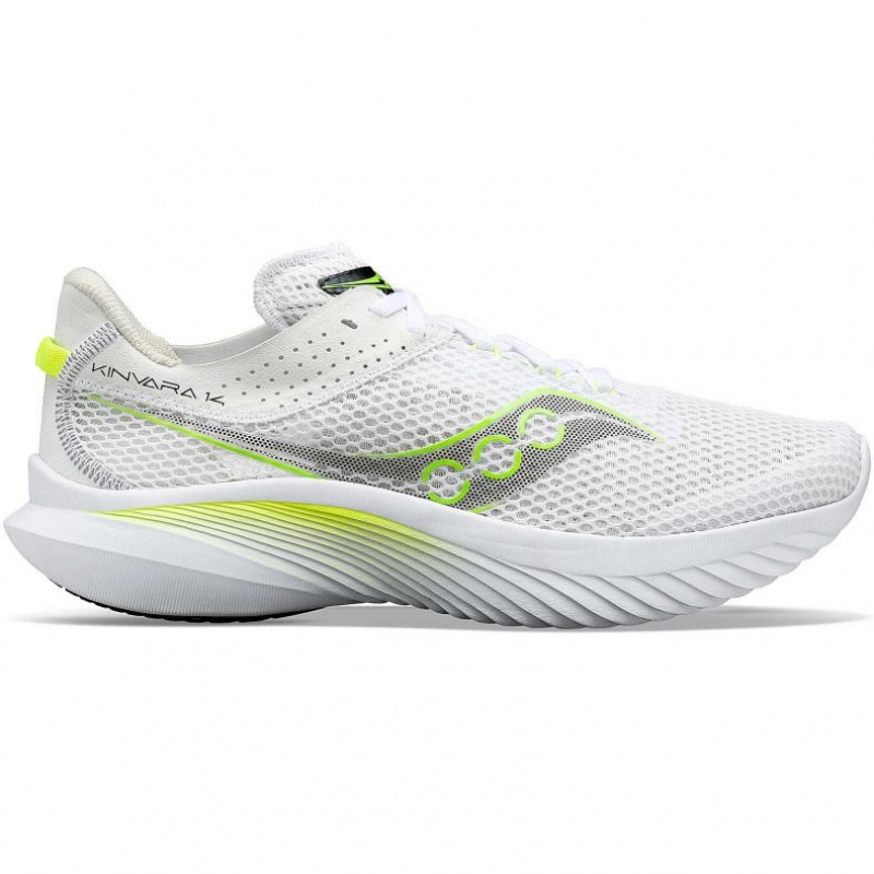 Saucony Kinvara 14 Men\'s Running Shoes White | IRELAND AYIO