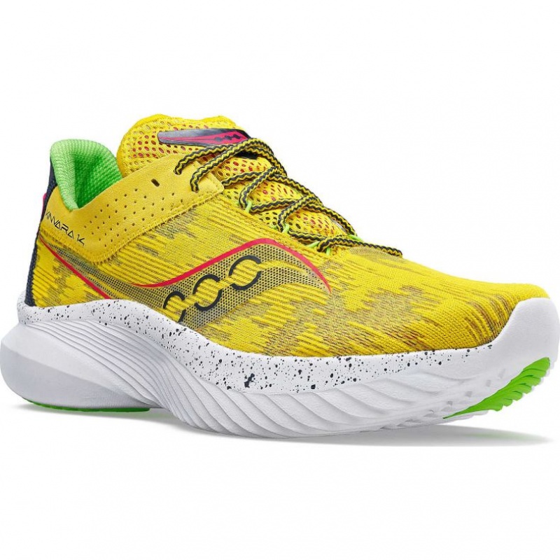 Saucony Kinvara 14 Men's Running Shoes Yellow | IRELAND GXOS