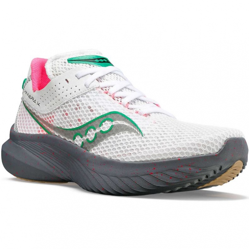 Saucony Kinvara 14 Women's Running Shoes White | IRELAND ZCUO