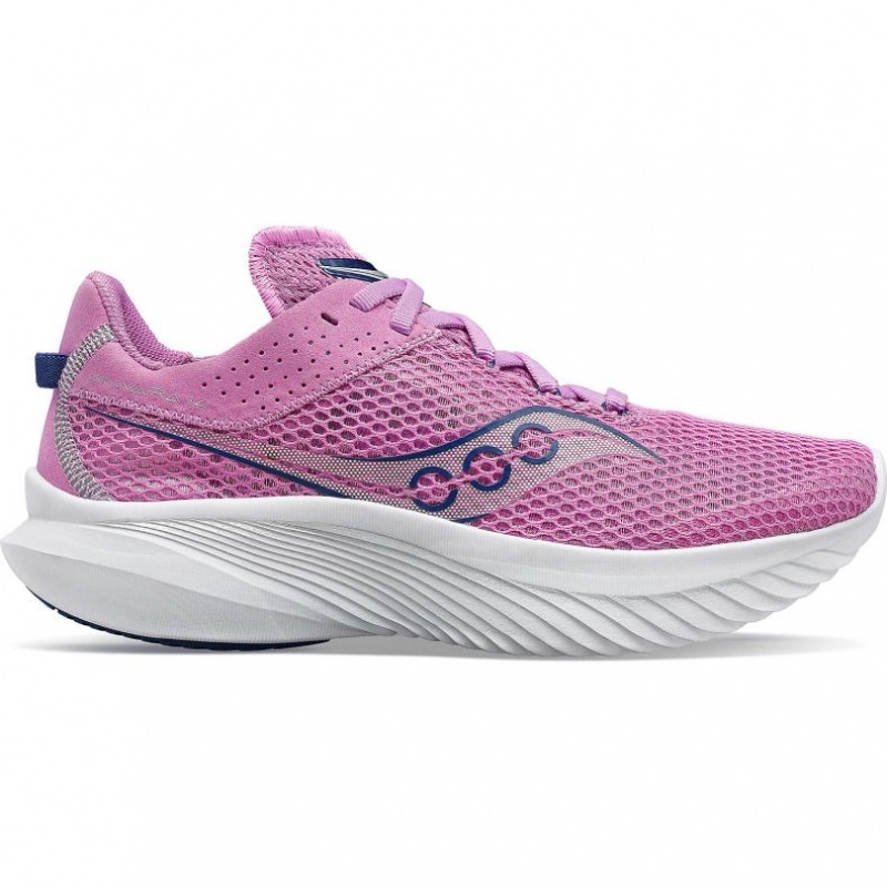 Saucony Kinvara 14 Women\'s Running Shoes Purple | IRELAND DEBC