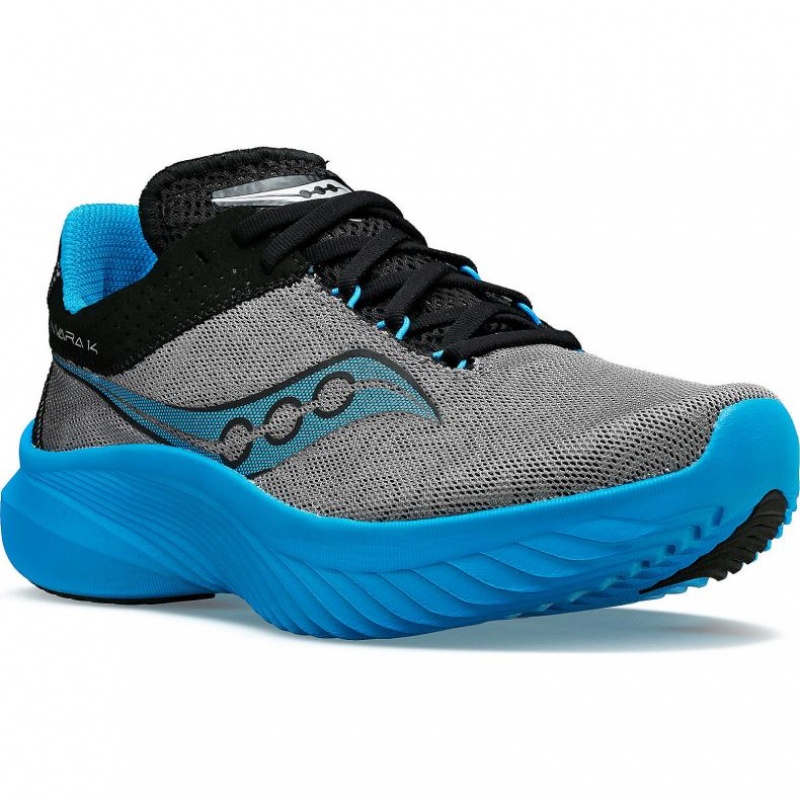 Saucony Kinvara 14 Women's Running Shoes Blue / Grey | IRELAND QVSJ