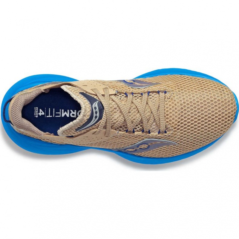 Saucony Kinvara 14 Women's Running Shoes Beige / Blue | IRELAND BIWQ