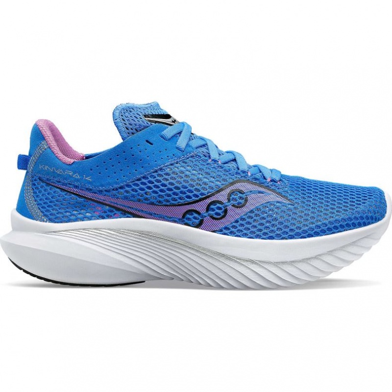 Saucony Kinvara 14 Women\'s Running Shoes Blue | IRELAND HCDK