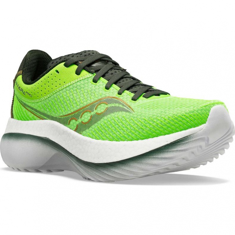 Saucony Kinvara Pro Men's Running Shoes Green | IRELAND HYFU