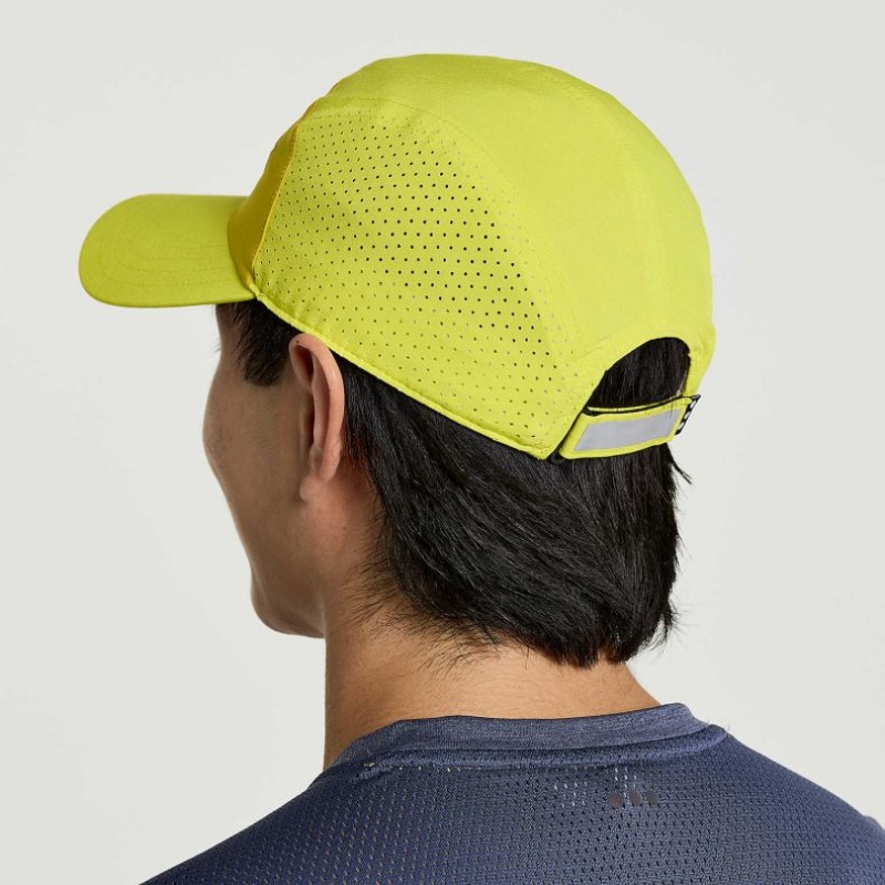 Saucony Outpace Men's Hat Yellow | IRELAND WCFV