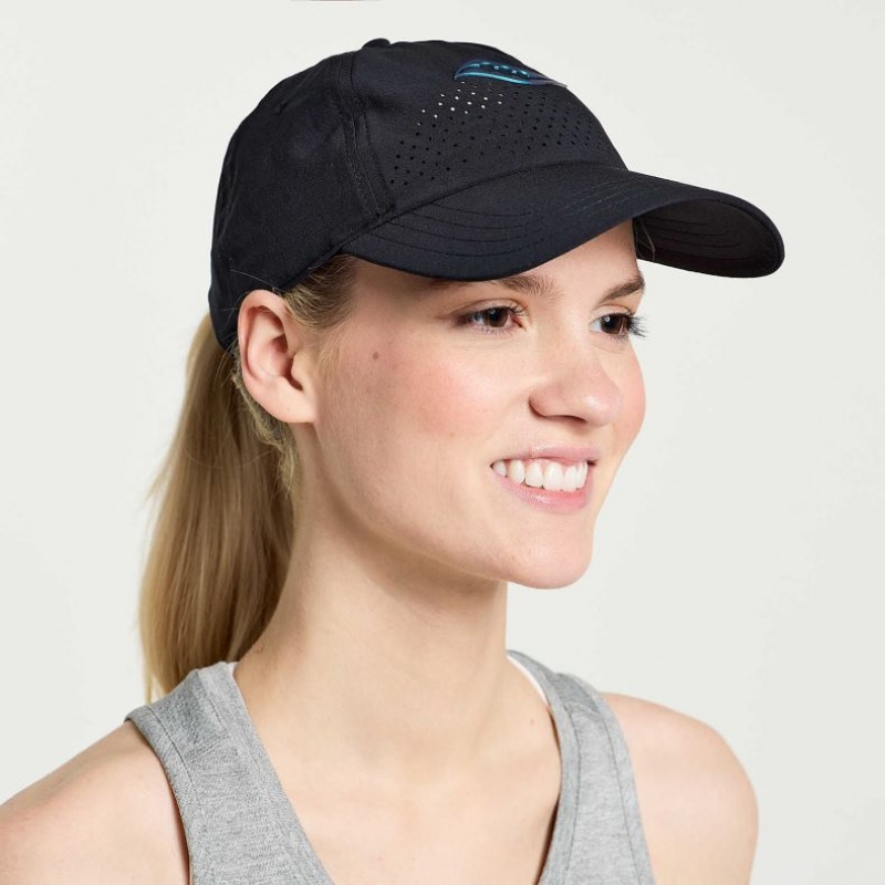 Saucony Outpace Petite Women\'s Hat Black | IRELAND ZRDV