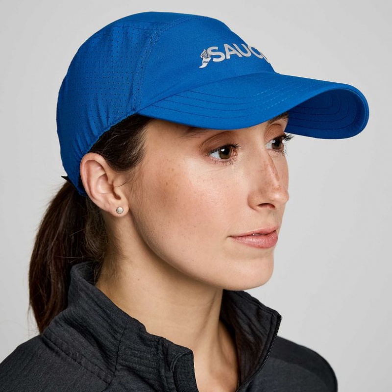 Saucony Outpace Women\'s Hat Blue | IRELAND NHCL