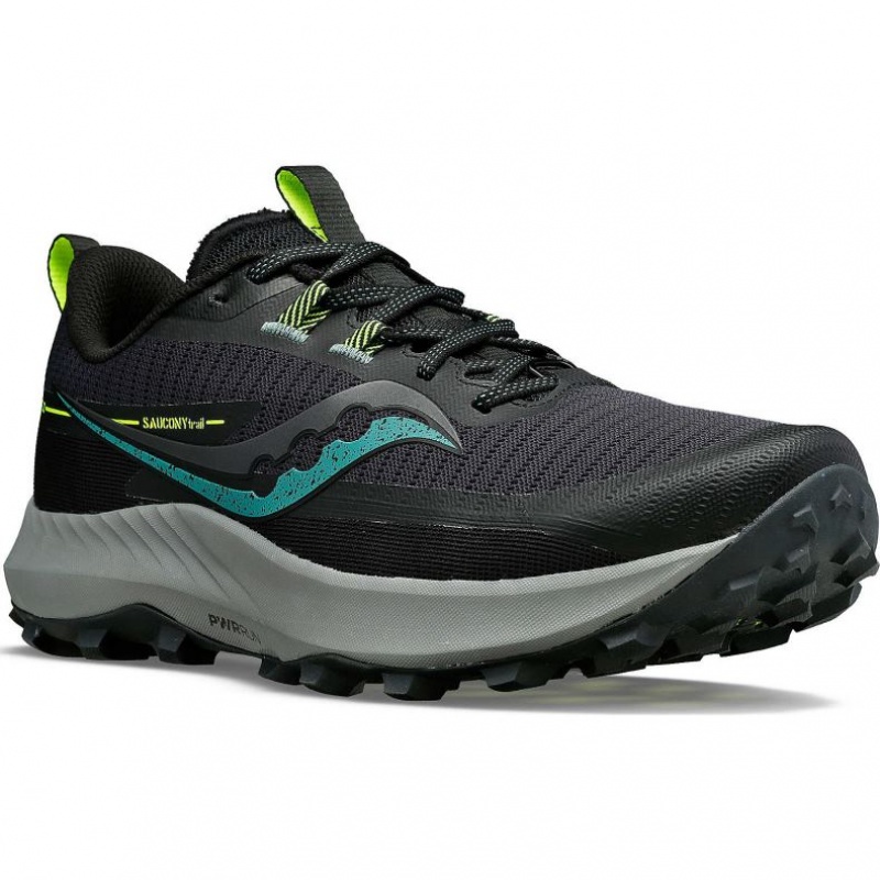 Saucony Peregrine 13 Men's Trail Running Shoes Black | IRELAND FRHK