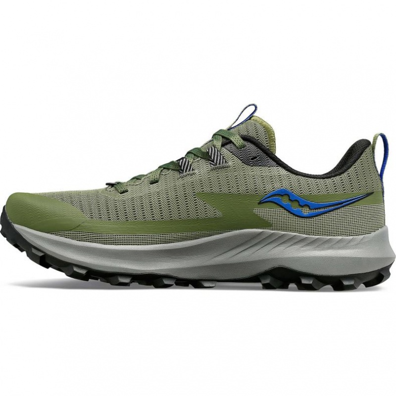 Saucony Peregrine 13 Men's Trail Running Shoes Olive | IRELAND KYCU