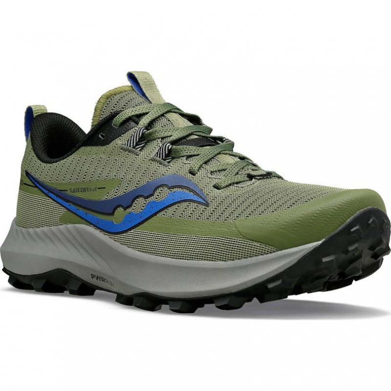 Saucony Peregrine 13 Men's Trail Running Shoes Olive | IRELAND KYCU