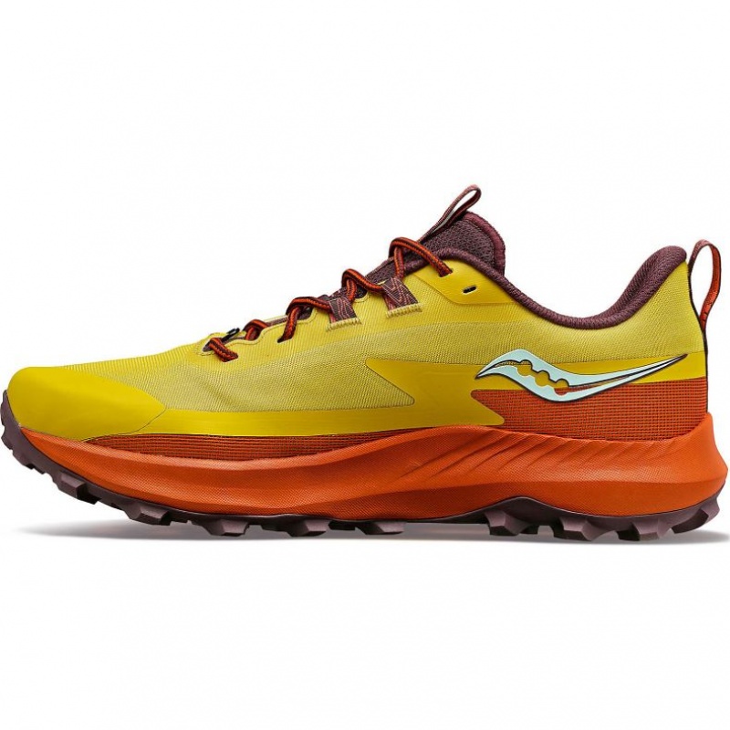 Saucony Peregrine 13 Men's Trail Running Shoes Yellow / Orange | IRELAND LFGM