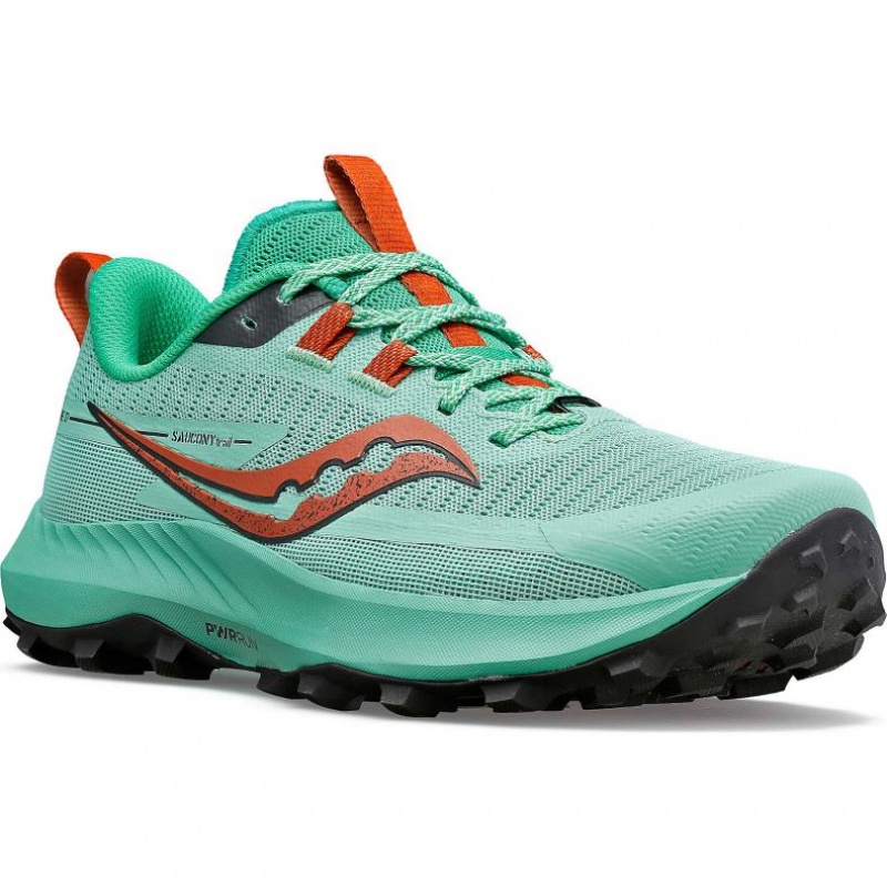 Saucony Peregrine 13 Women's Trail Running Shoes Turquoise | IRELAND IVLA