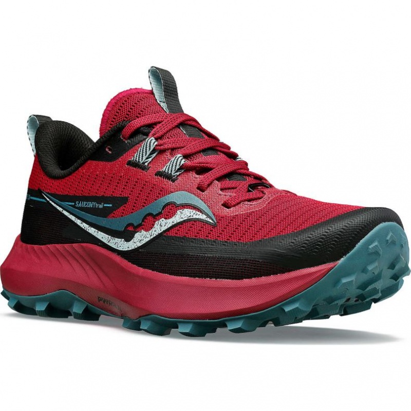 Saucony Peregrine 13 Women's Trail Running Shoes Red | IRELAND YZRF