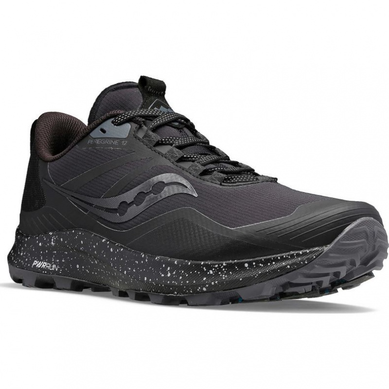 Saucony Peregrine ICE+ 3 Men's Running Shoes Black | IRELAND ZEPA