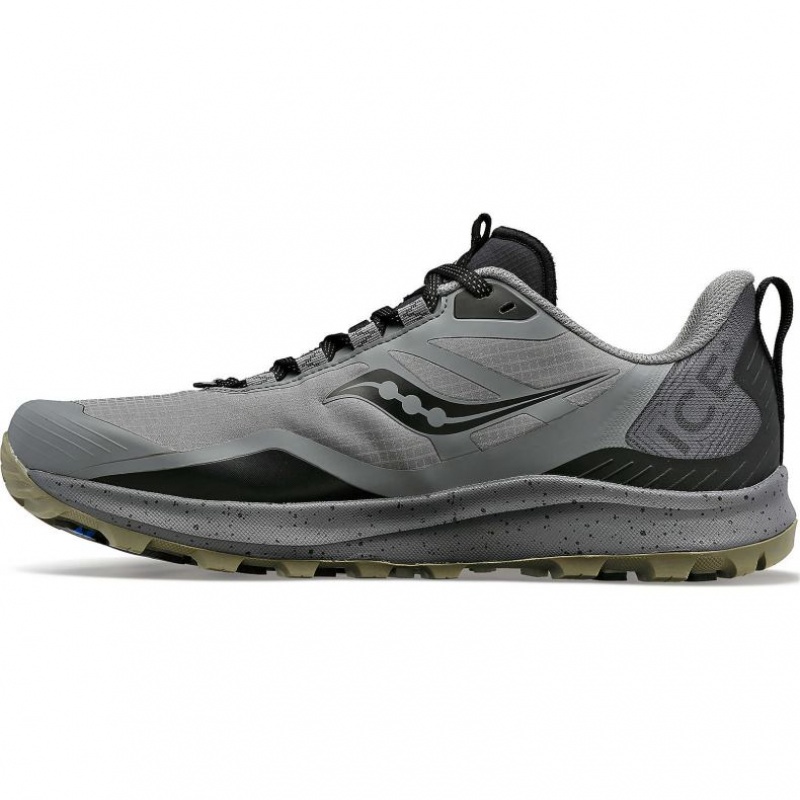 Saucony Peregrine ICE+ 3 Men's Trail Running Shoes Grey | IRELAND LJCV