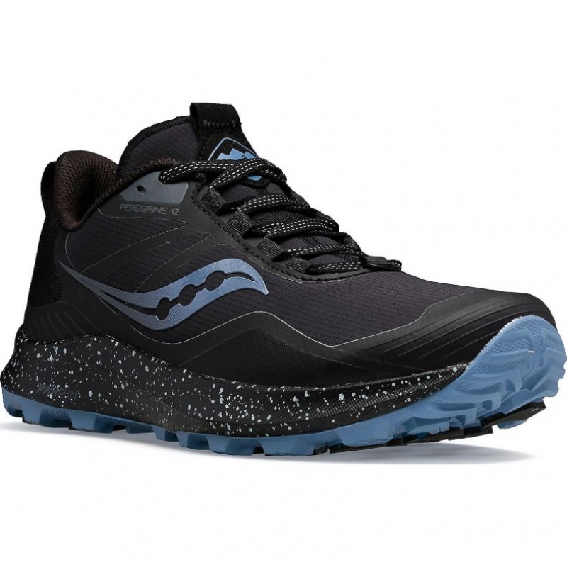 Saucony Peregrine ICE+ 3 Women's Trail Running Shoes Black | IRELAND MHTE