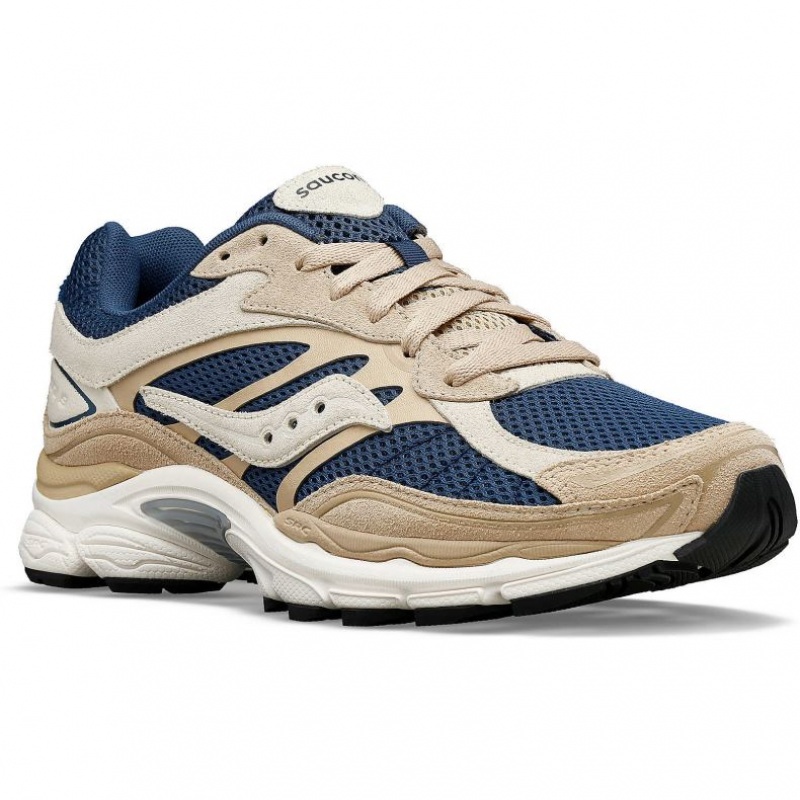 Saucony ProGrid Omni 9 Premium Women's Sneakers Beige / Blue | IRELAND GLHK