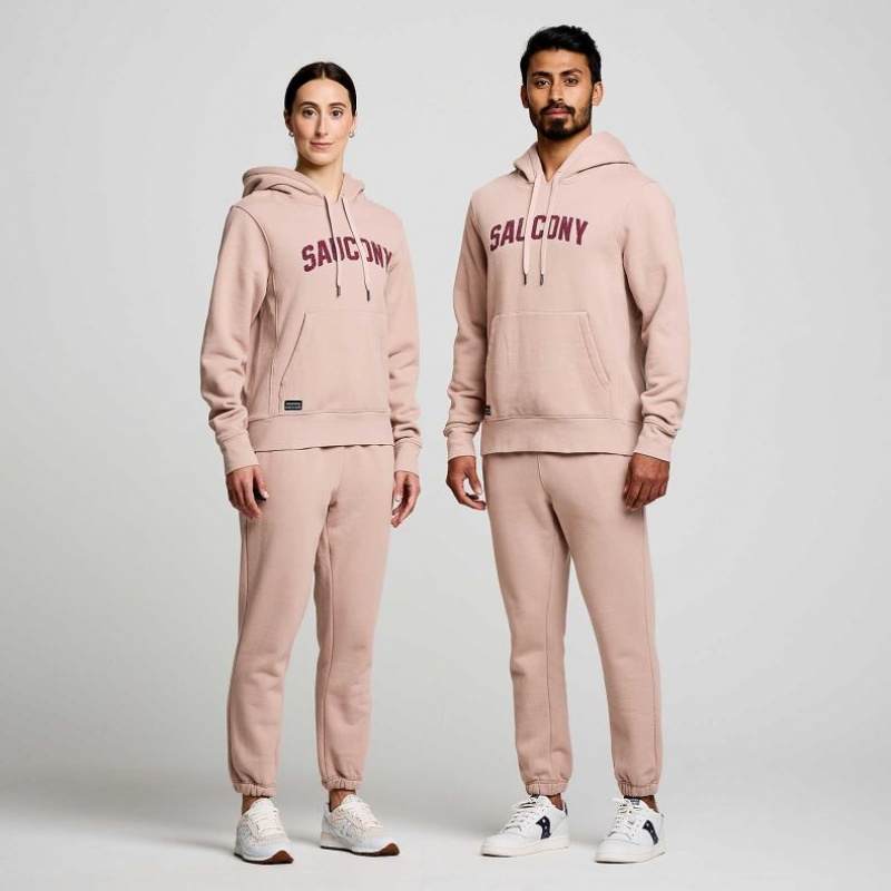 Saucony Recovery Men's Hoodie Pink | IRELAND RUKV