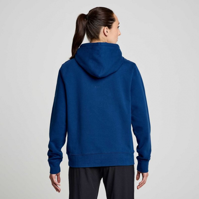 Saucony Recovery Women's Hoodie Indigo | IRELAND MCTA