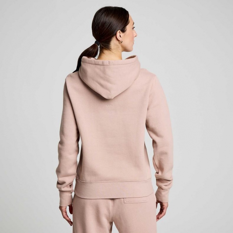 Saucony Recovery Women's Hoodie Pink | IRELAND OMJA