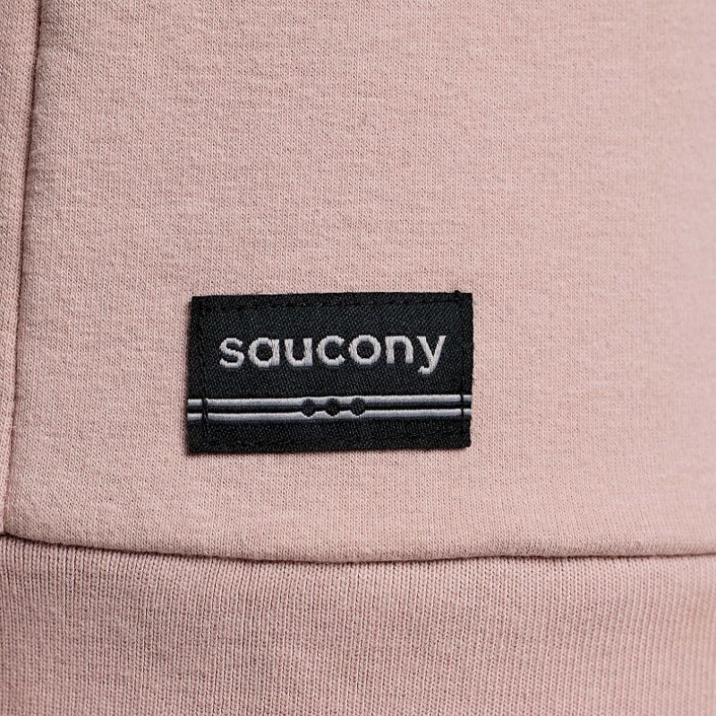 Saucony Recovery Zip Tunic Women's Hoodie Pink | IRELAND ILPU