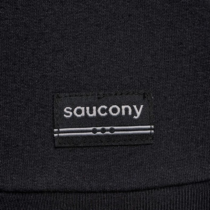 Saucony Recovery Zip Tunic Women's Hoodie Black | IRELAND FYSE