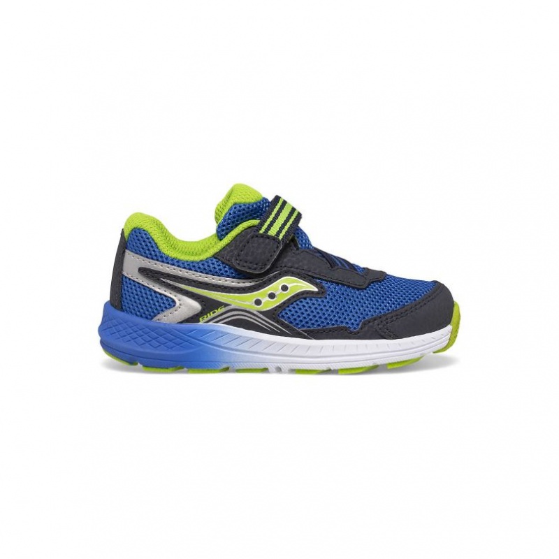 Saucony Ride 10 Jr. Big Kids\'\' Sneakers Navy / Green | IRELAND GNFP