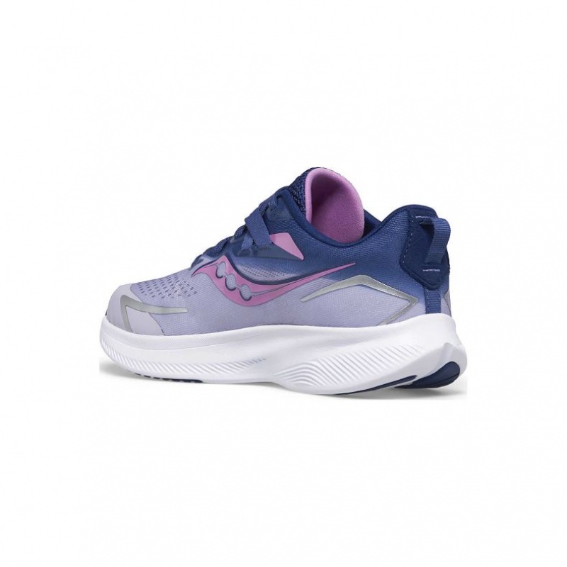 Saucony Ride 15 Big Kids'' Sneakers Purple / Indigo | IRELAND DBTE