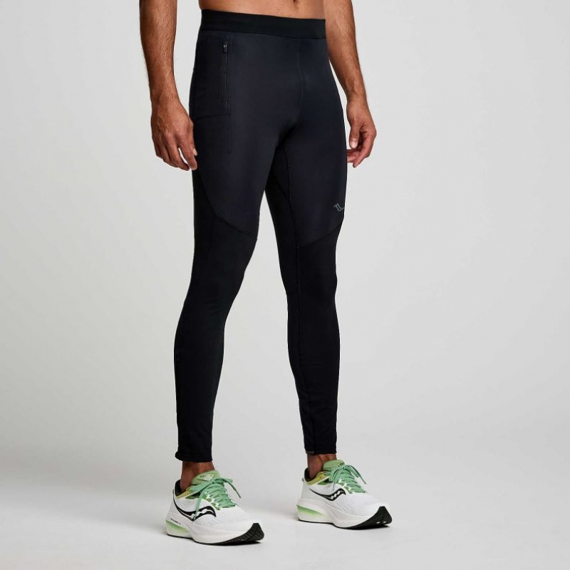 Saucony Runshield Men\'s Tight Black | IRELAND ASJI