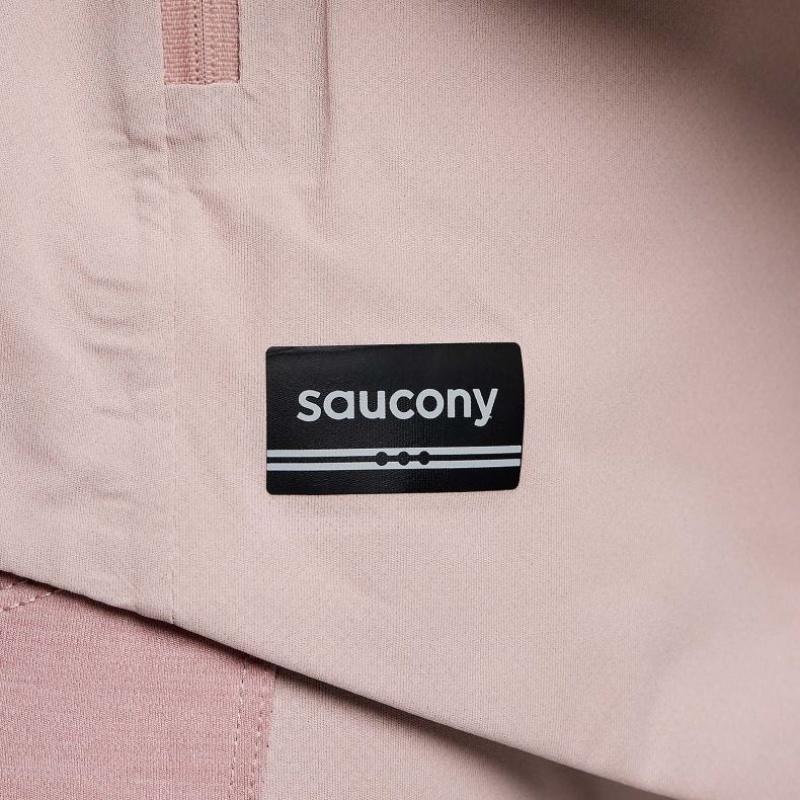 Saucony Runshield Women's Jacket White / Pink | IRELAND DZGE