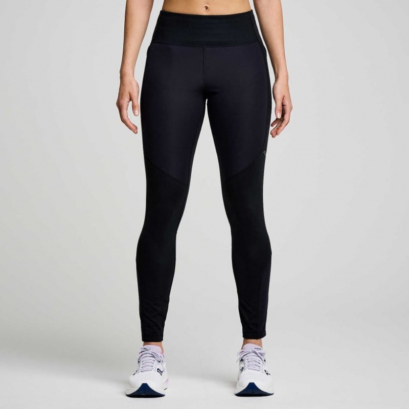 Saucony Runshield Women\'s Tight Black | IRELAND UHTX