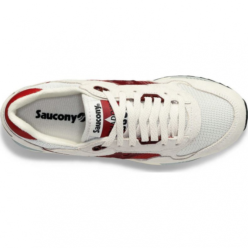 Saucony Shadow 5000 Men's Sneakers White / Red | IRELAND MSVP