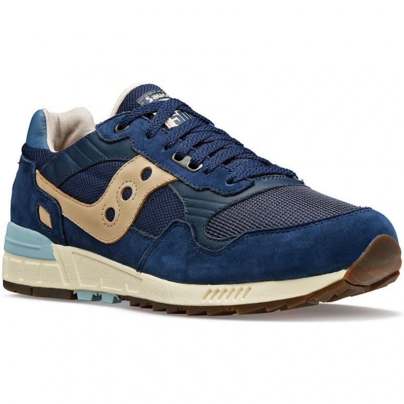 Saucony Shadow 5000 Premium Men's Sneakers Navy | IRELAND BQOM